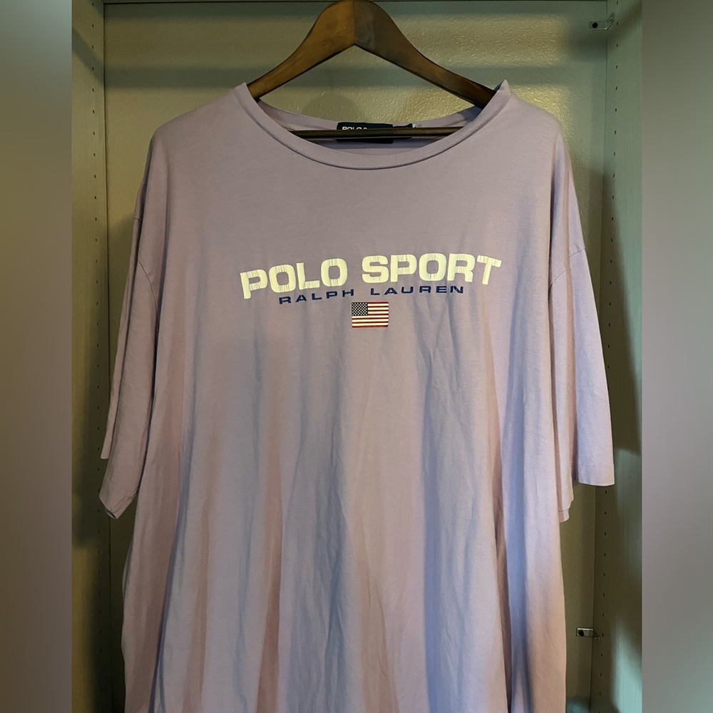 Men’s graphic polo shirt 💜